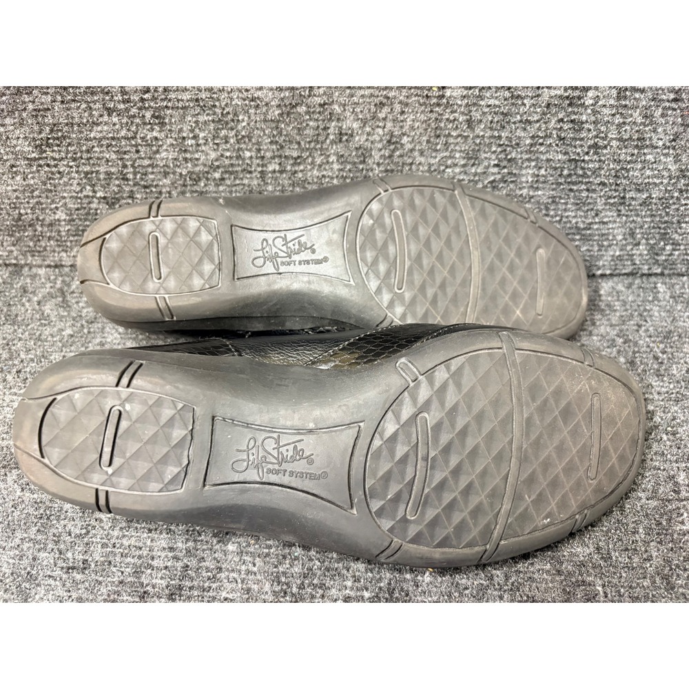 LifeStride Deja Vu Black Ballet Flats Womens 6M Soft System Comfort Shoes - Picture 6 of 10
